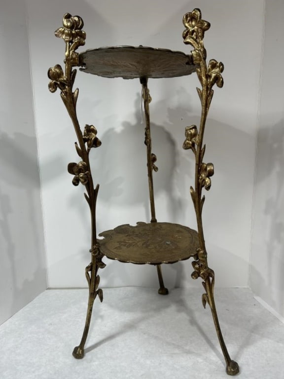 BRASS SIDE TABLE - 2