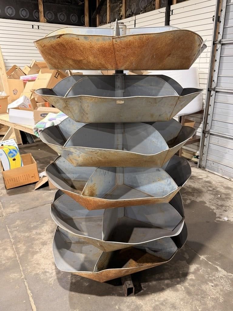 LARGE VINTAGE BOLT BIN (1 of 5)