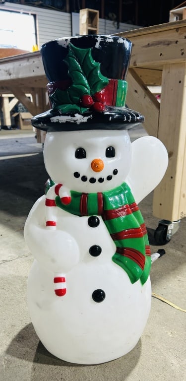 VINTAGE SNOWMAN BLOW MOLD (1 of 2)