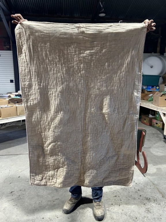 PRIMITIVE LAP QUILT - 2