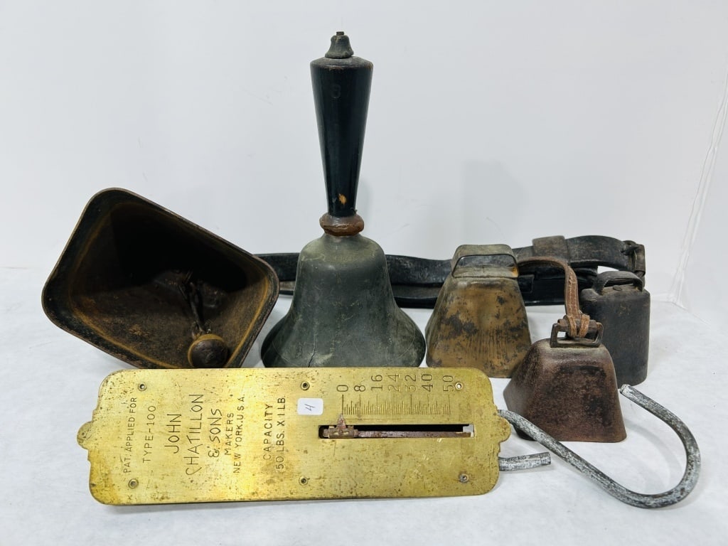 ANTIQUE BELLS AND SCALE: ALL ONE MONEY
