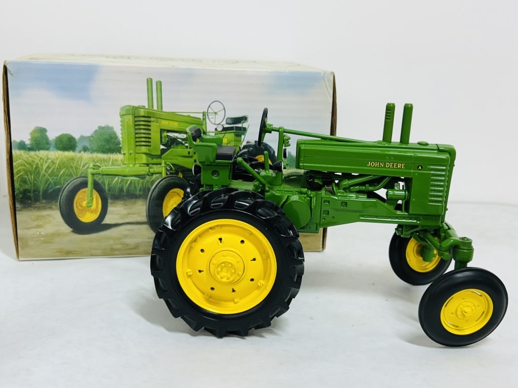 ERTL JD MODEL "A" HI-CROP TRACTOR 1950-1952 WF: DIECAST, TWO-CYLINDER EXPO X EDITION, MODEL #16039A