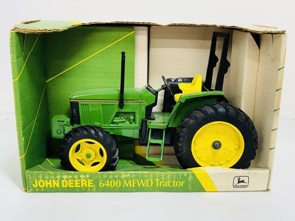 ERTL 1/16 JD 6400 MFWD TRACTOR WF COLLECTORS EDT.: DIECAST, MODEL # 5667, STOCK NUMBER 2593