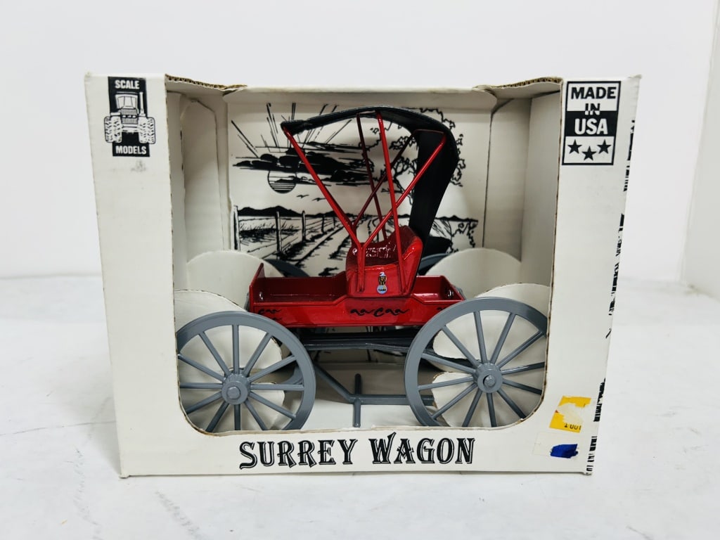 SCALE MODELS 1/16 CASE SURREY WAGON: DIECAST MODEL HC-0128