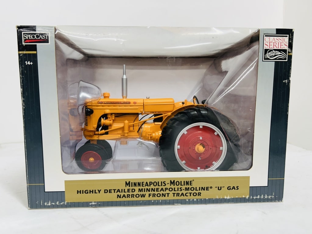SPECCAST 1/16 MINNEAPOLIS MOLINE "U" GAS NF: DIECAST, HIGHLY DETAILED, CLASSIC SERIES, MODEL #SCT 479, STOCK #09314