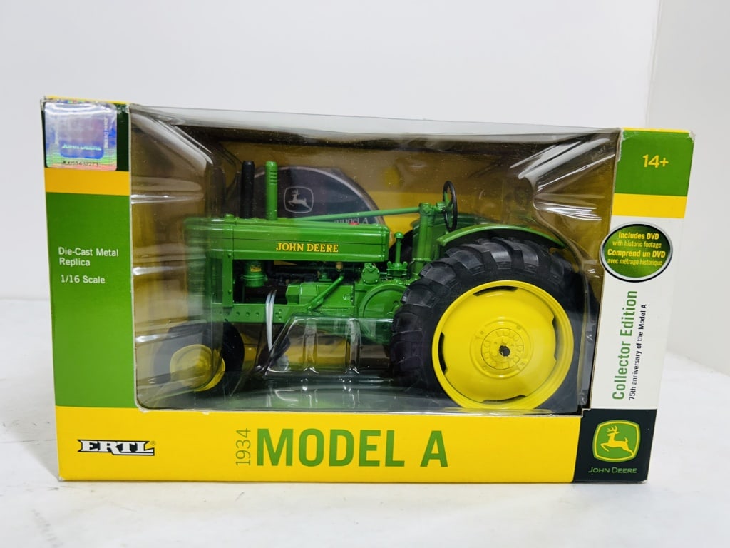 ERTL 1/16 JD MODEL A 75TH ANNIVERSARY NF: DIECAST, MODEL #45057A, STOCK #1819Q00
