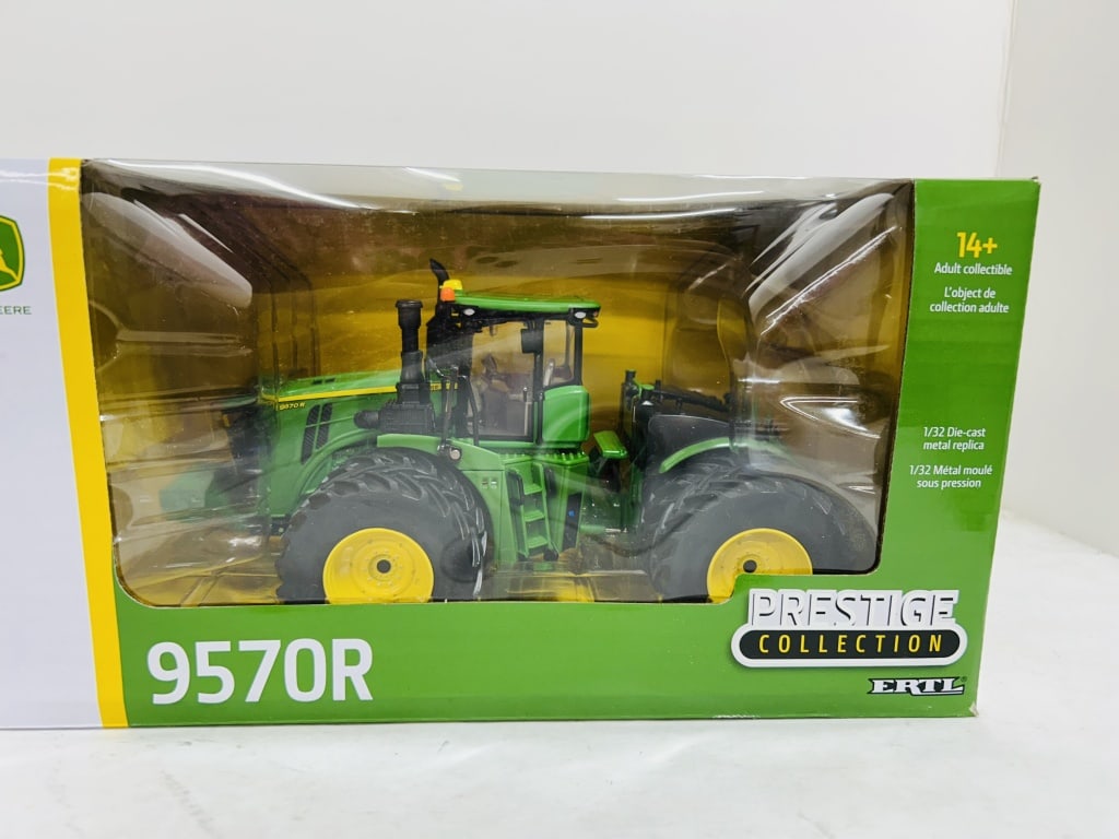 ERTL 1/32 JD 9570R PRESTIGE COLLECTION: DIECAST, MODEL #45516, STOCK #J0516YL00