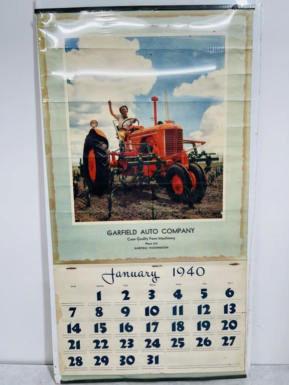 GARFEILD AUTO COMPANY 1940 CALENDAR (1 of 3)