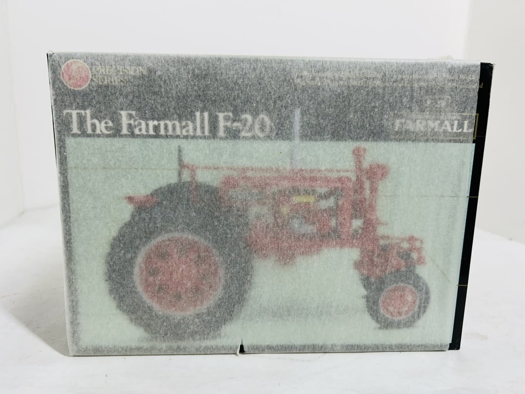 ERTL 1/16 FARMALL F-20 IN ORIGINAL PACKAGING: NEVER OPENED, STILL HAS ORIGINAL TISSUE PAPER ON BOX, DIECAST, MODEL #299