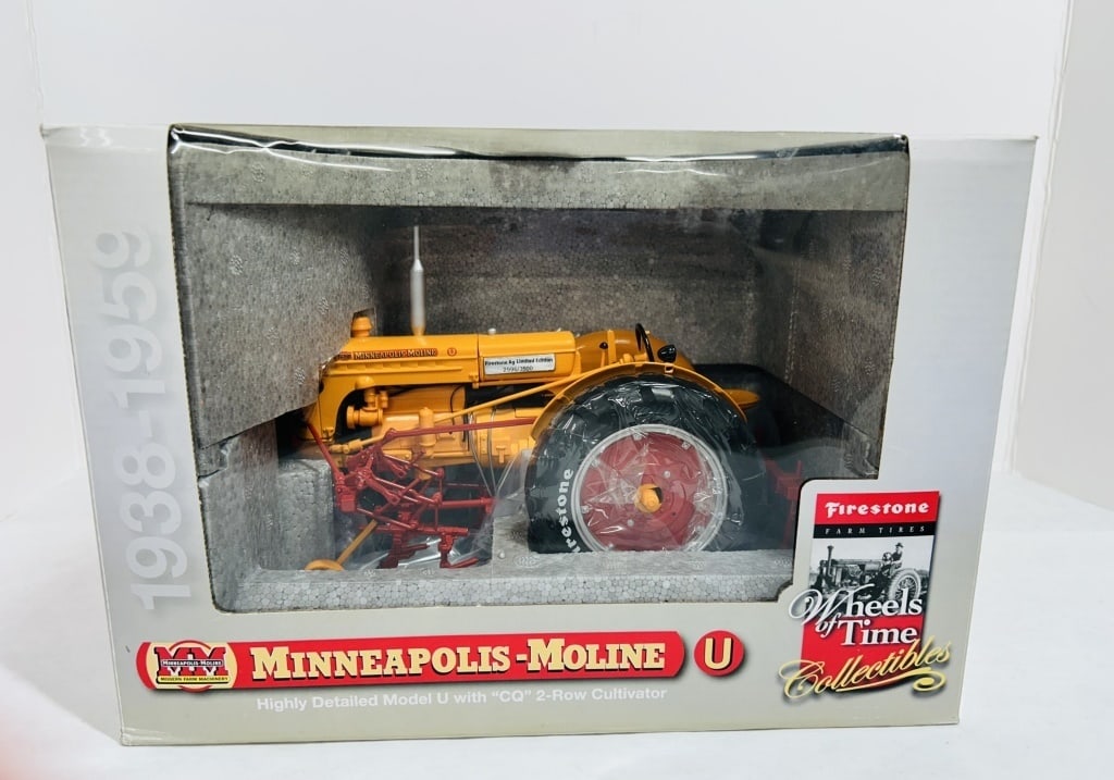 FIRESTONE 1/16 MINNEAPOLIS-MOLINE U W/CULTIVATOR (1 of 7)
