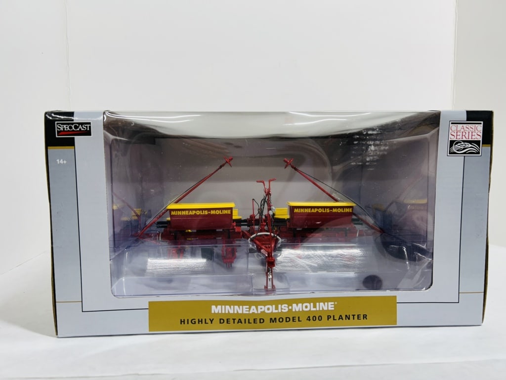 SPECCAST 1/16 MINNEAPOLIS-MOLINE 400 PLANTER: DIECAST, HIGHLY DETAILED CLASSIC SERIES MODEL 400 PLANTER, STOCK #20019, MODEL #SCT7047
