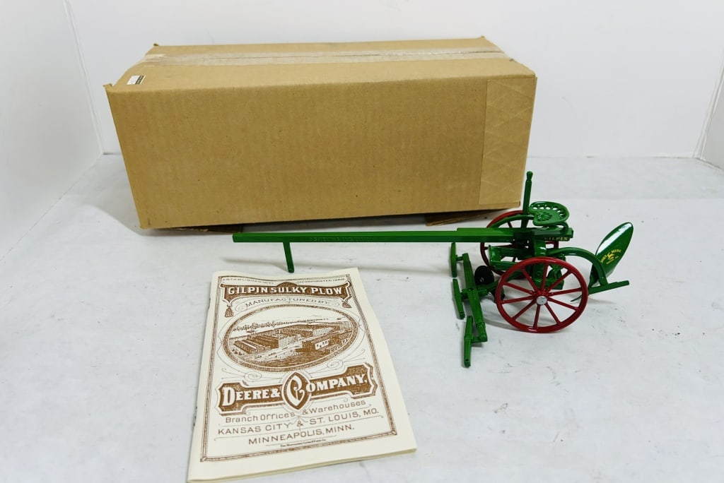 JOHN DEERE 1/16 GILPIN SULKY PLOW: DIECAST