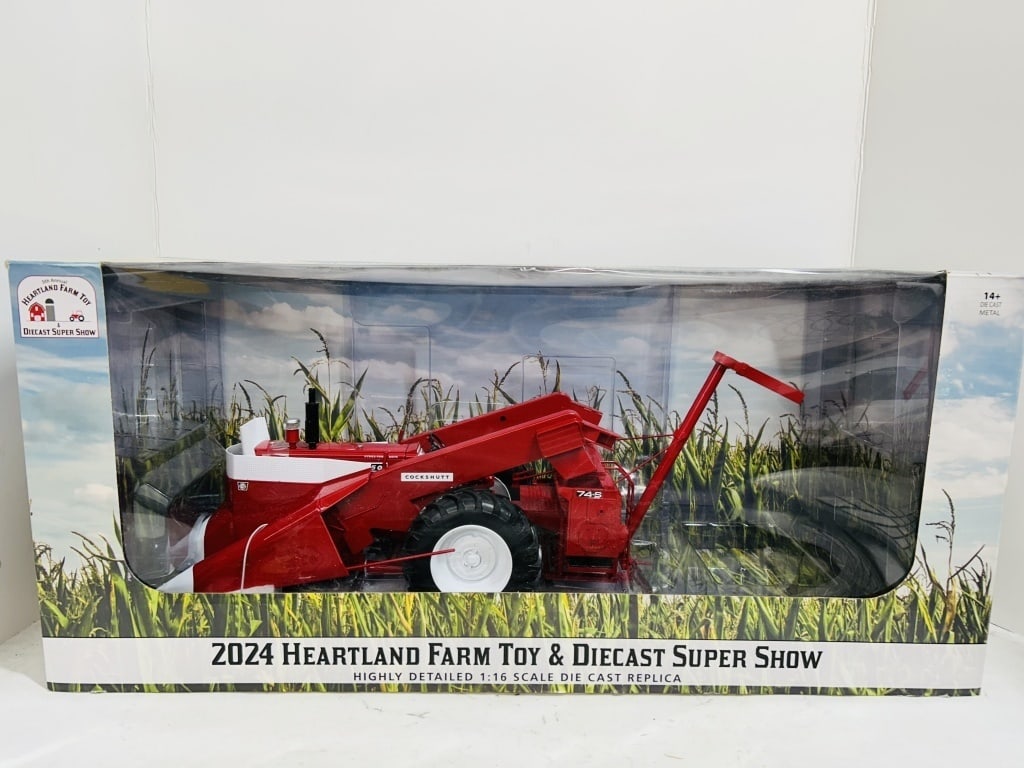 SPECCAST '24 HEARTLAND TOY SHOW 1/16 COCKSHUTT: HIGHLY DETIALED COCKSHUTT 1650 DIECAST, FROM 2024 HEARTLAND FARM TOY AND DIECAST SUPER SHOW, MODEL DAL 009, STOCK #33123