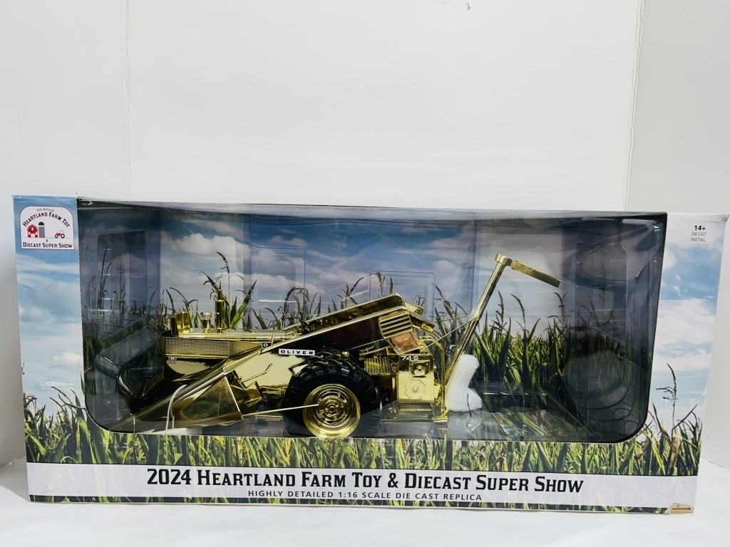 SPECCAST METALIC GOLD 1/16 OLIVER 1650 (1 of 8)