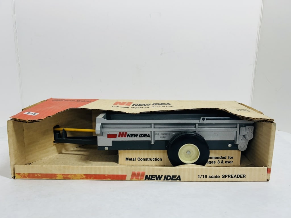 ERTL1/16 NEW IDEA 1ST EDITION SPEADER: DIECAST, 1999 1ST EDITION, MODEL #512