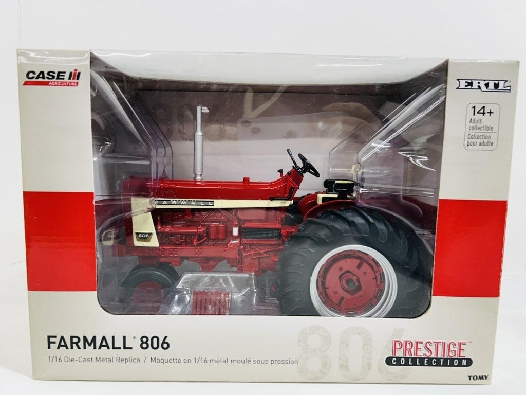 ERTL 1/16 FARMALL 806 NF PRESTIGE COLLECTION: DIECAST, MODEL #44190, STOCK #D0519YL00