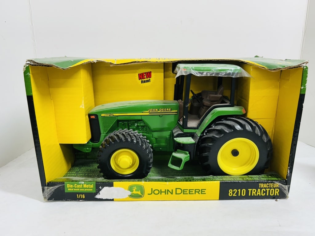 ERTL 1/16 JD 8210 WF: DIECAST, MODEL #15476-1HC