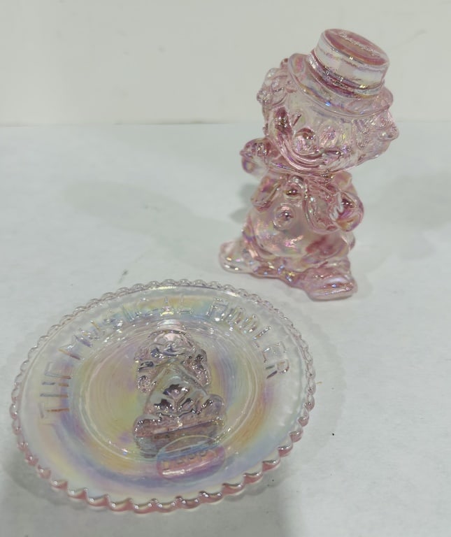 MOSSER DAPPY THE CLOWN FIGURINE AND PLATE (1 of 5)