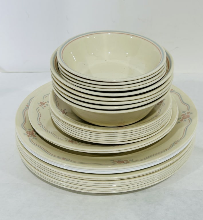 FLORAL DINNER WARE: ALL ONE MONEY