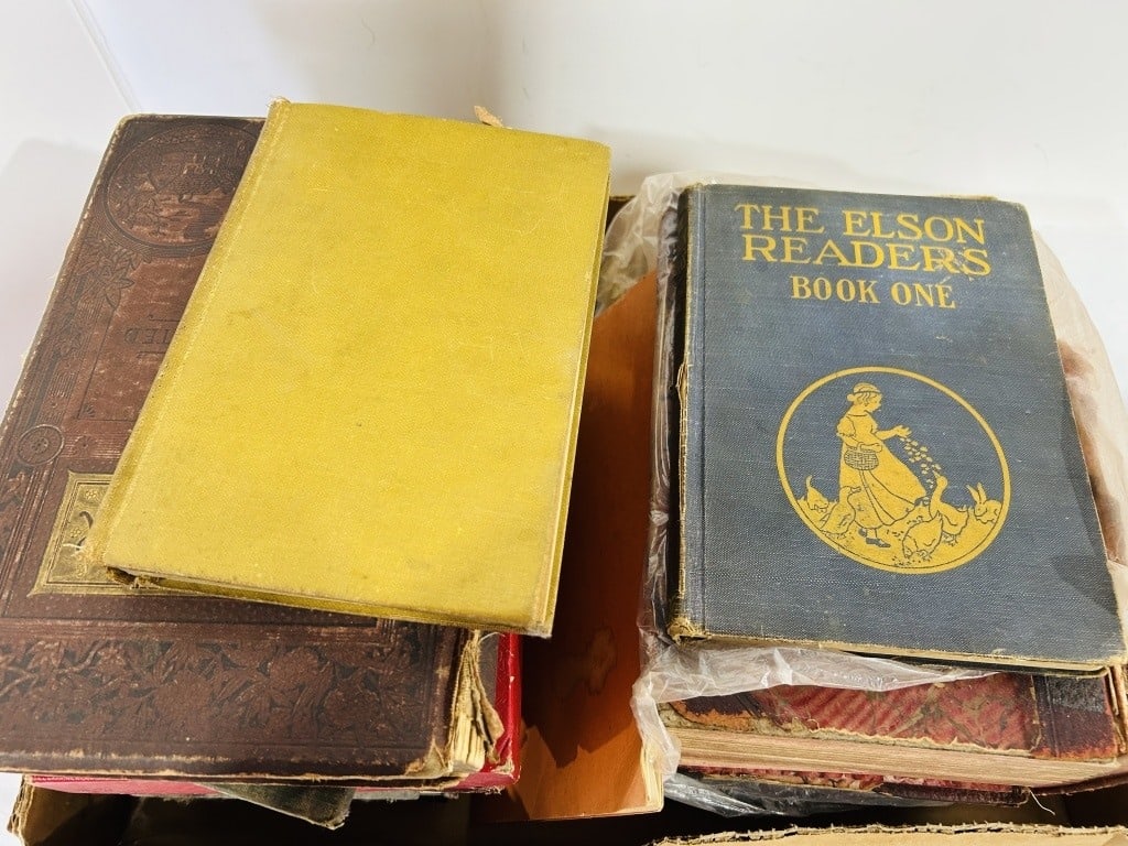 LOADED LOT OF VINTAGE BOOKS: ALL ONE MONEY