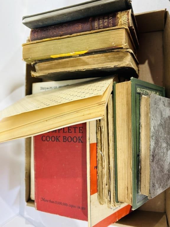 LOADED LOT OF VINTAGE BOOKS: ALL ONE MONEY