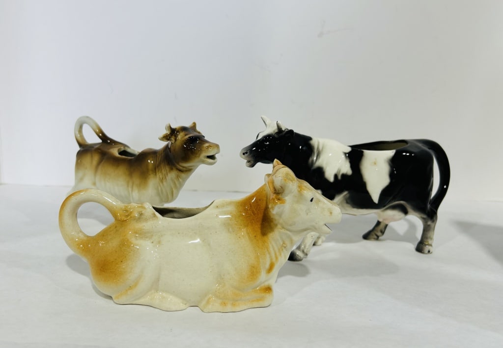 VINTAGE COW CREAM DISPENSERS (1 of 6)