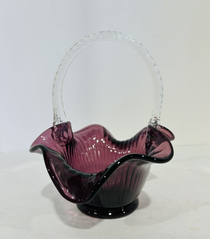 VISIONS ON AUBERGINE PLUM FENTON BASKET (1 of 6)