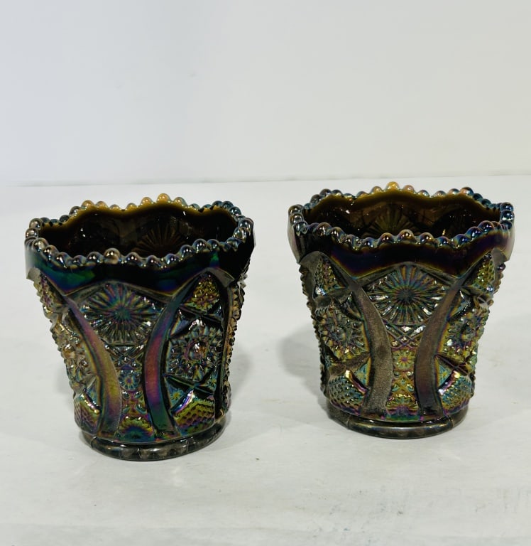 CARNIVAL AMETHYST TOOTHPICK HOLDERS (1 of 3)