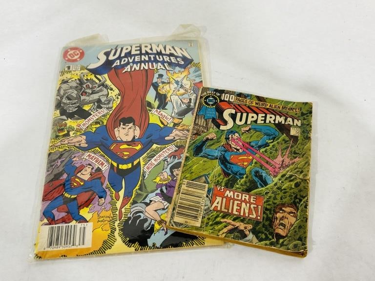 VINTAGE SUPERMAN COMIC AND NOVEL (1 of 4)