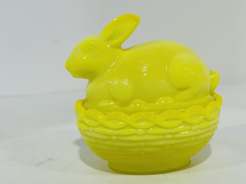 MOSSER BUNNY ON A NEST: .