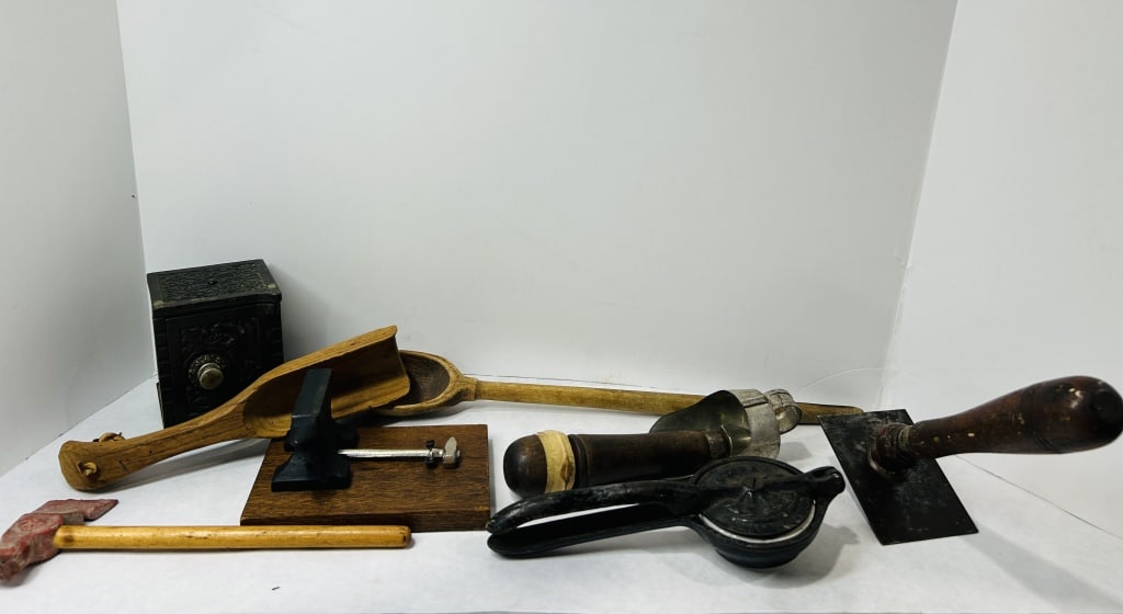 Antique and Vintage Miniature Tools and Household Objects (1 of 4)
