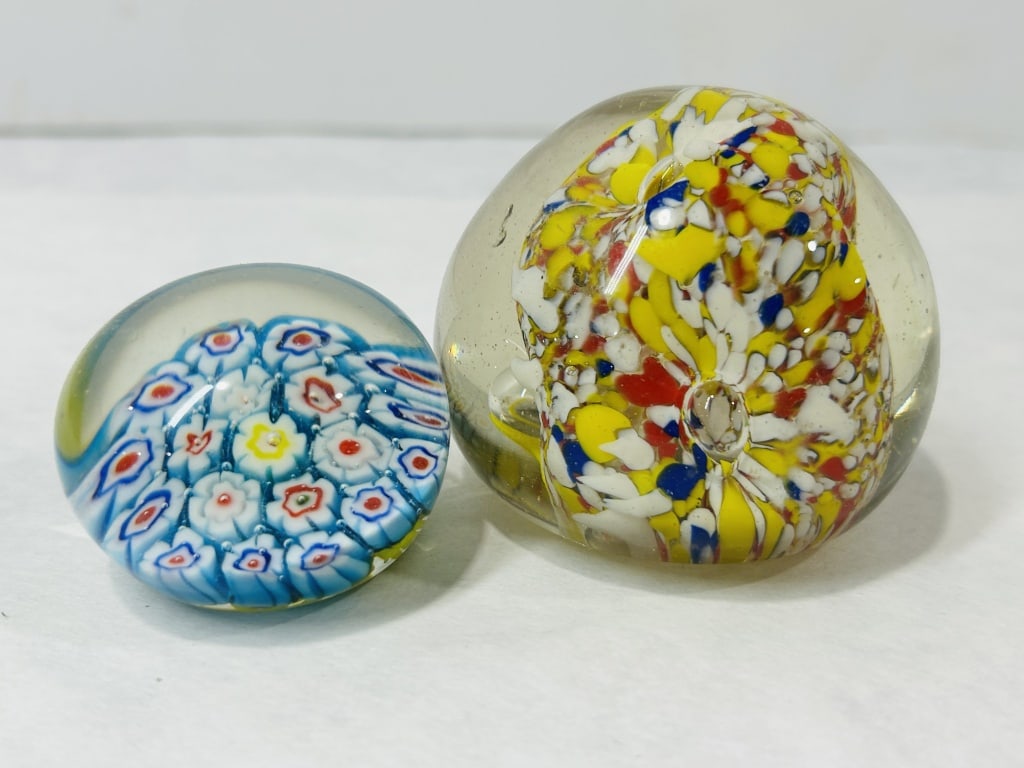 Two Art Glass Paperweights in the Murano Style (1 of 3)