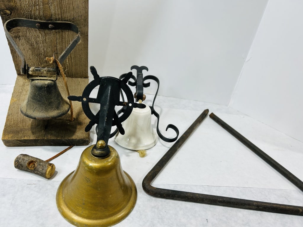 An Assortment of Four Bells and a Dinner Triangle (1 of 5)