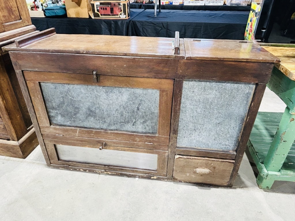 Antique American Primitive Pine and Galvanized (1 of 1)