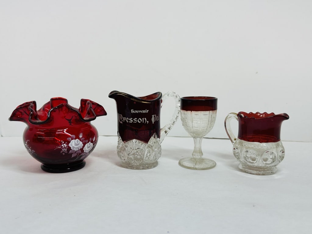 EAPG RUBY STAINED GLASS COLLECTION, 1900 (1 of 12)