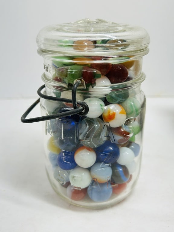 GLASS MARBLES, MID-20TH CENTURY (1 of 3)