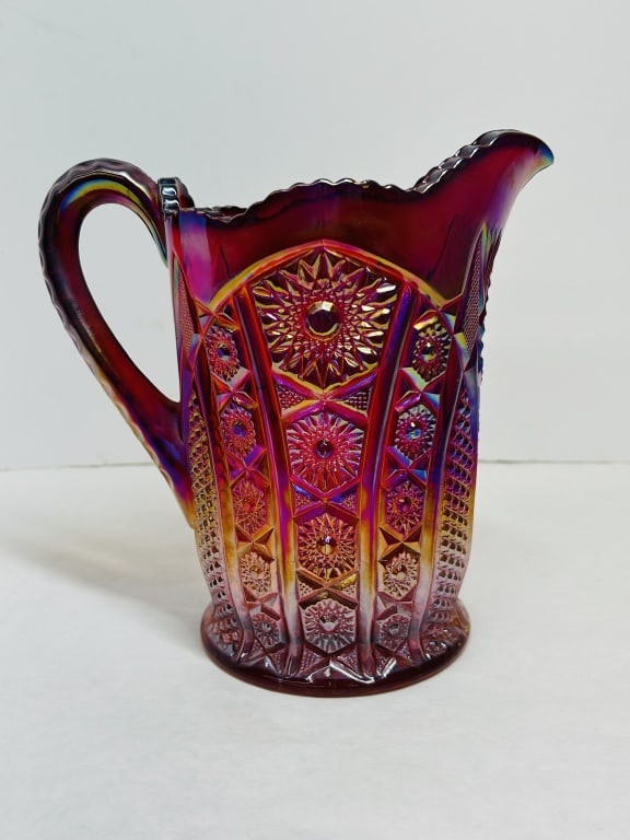 INDIANA GLASS HEIRLOOM PITCHER (1 of 6)