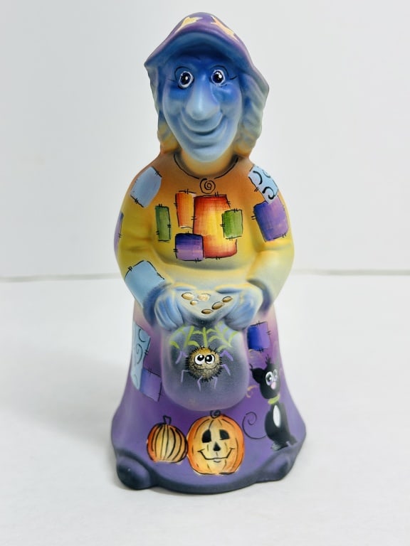 FENTON GLASS WITCH FIGURINE, 2025 (1 of 5)