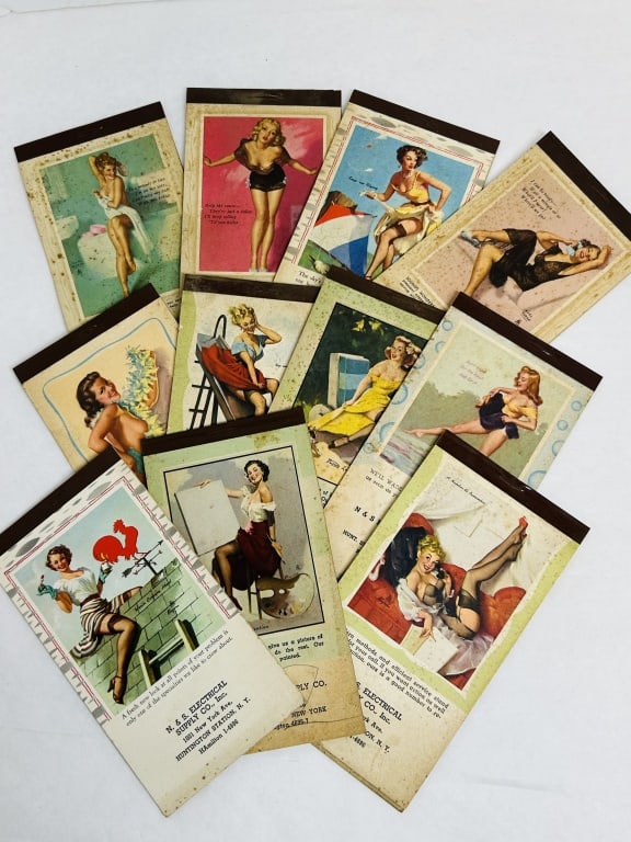ELVGREN AND MORAN MEMO PADS, 1950S (1 of 5)