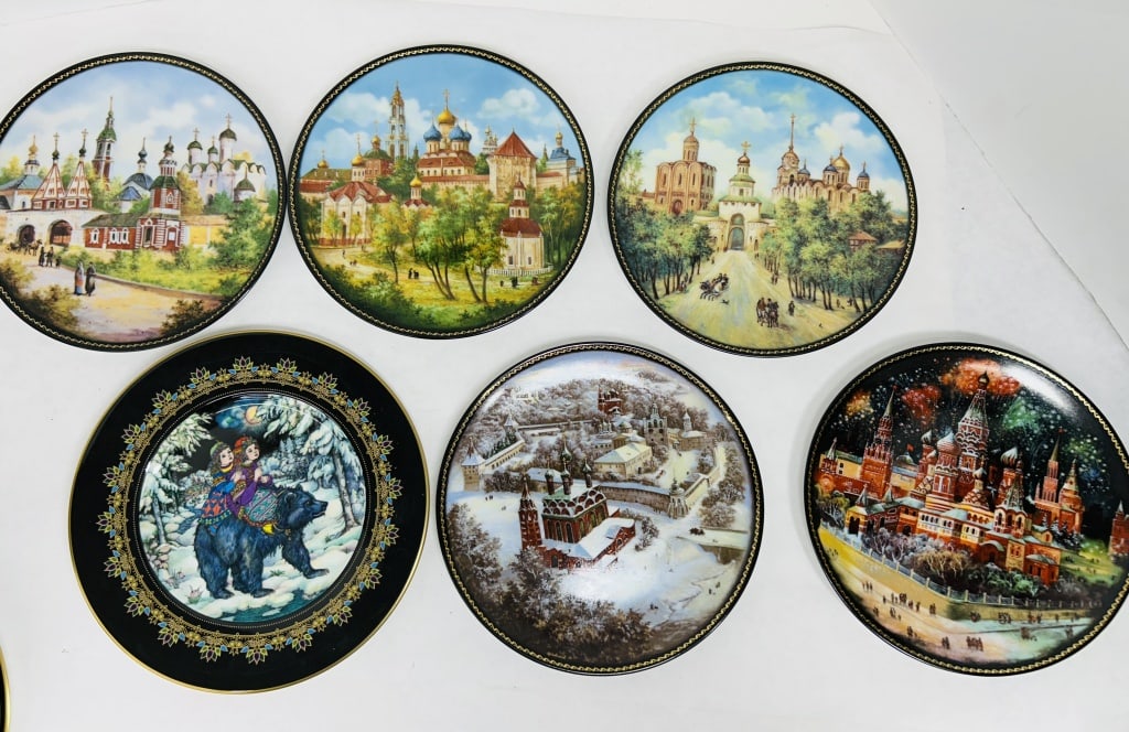 VARIOUS ARTISTS, RUSSIAN PORCELAIN PLATES, 1991 (1 of 10)