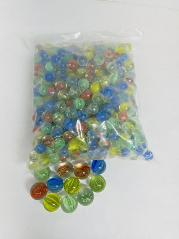 ASSORTED GLASS MARBLES, CONTEMPORARY (1 of 1)