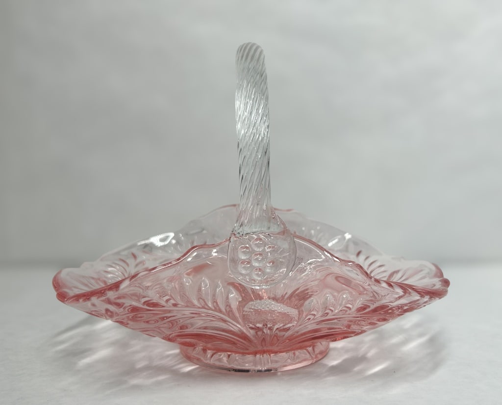 MOSSER INVERTED THISTLE GLASS BASKET (1 of 5)