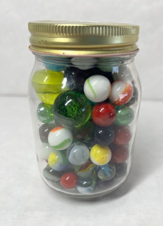 ASSORTED GLASS MARBLES, 20TH CENTURY (1 of 7)