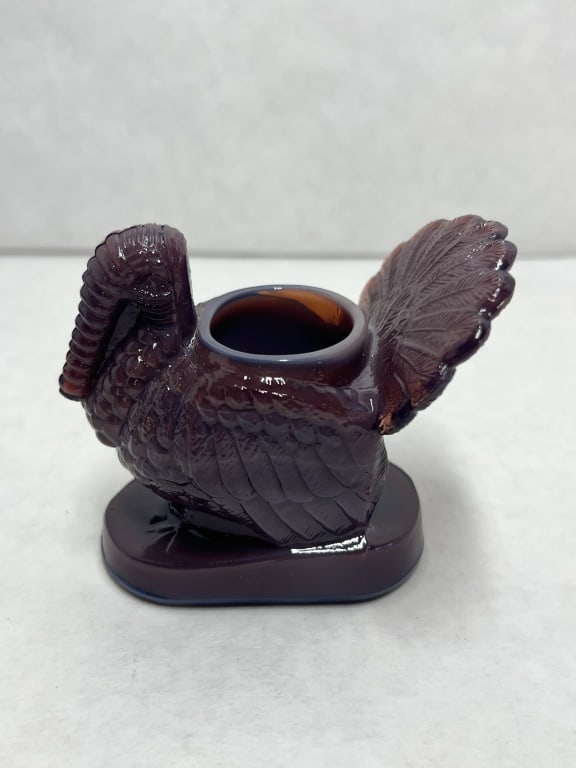 MOSSER PURPLE TURKEY TOOTHPICK HOLDER (1 of 5)