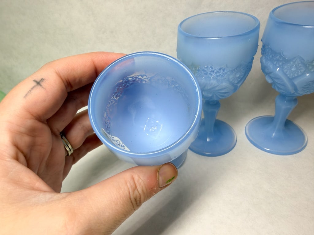 BOYD LAVENDER GOBLETS - 3