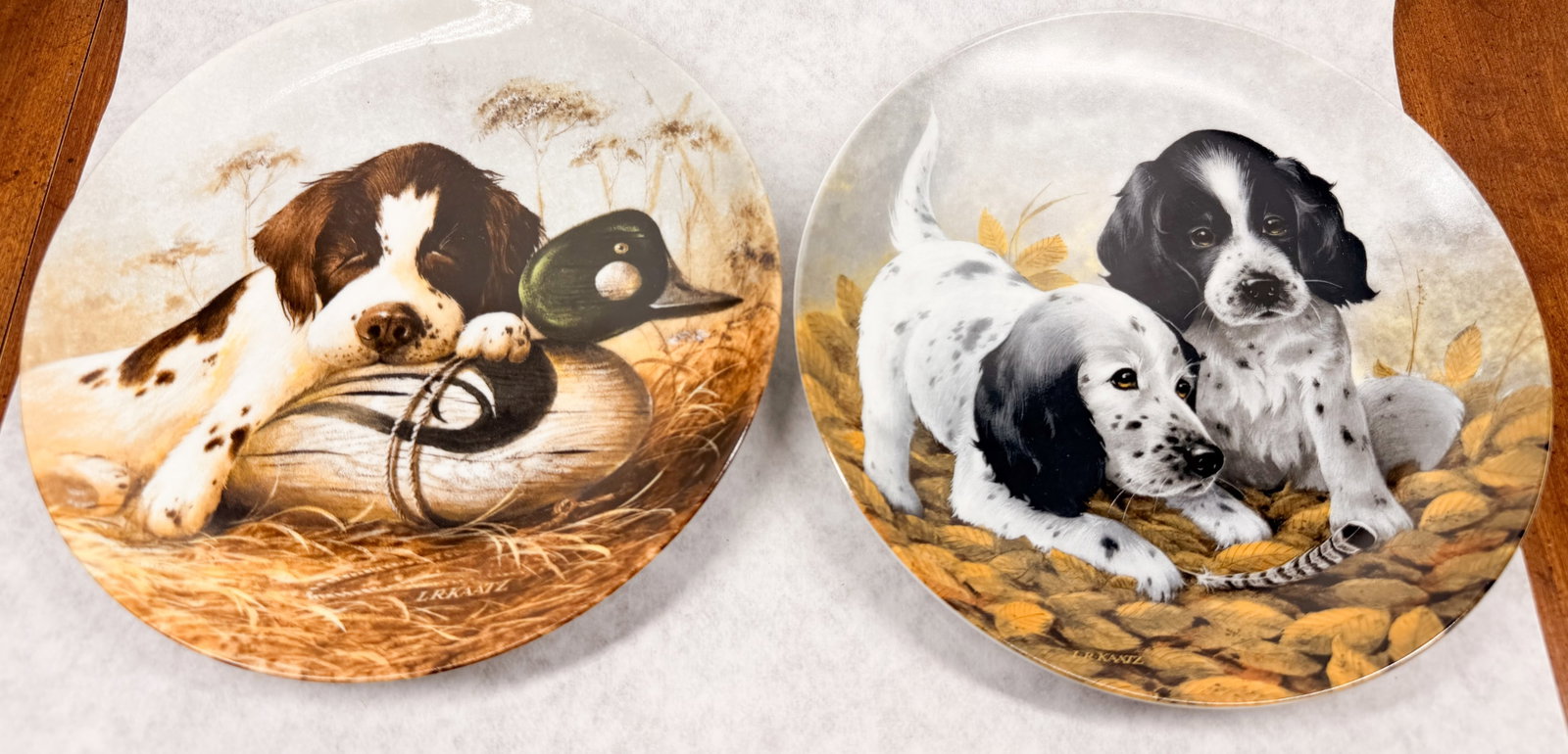 EDWIN M. KNOWLES PORCELAIN PLATES 1987-1989 (1 of 5)