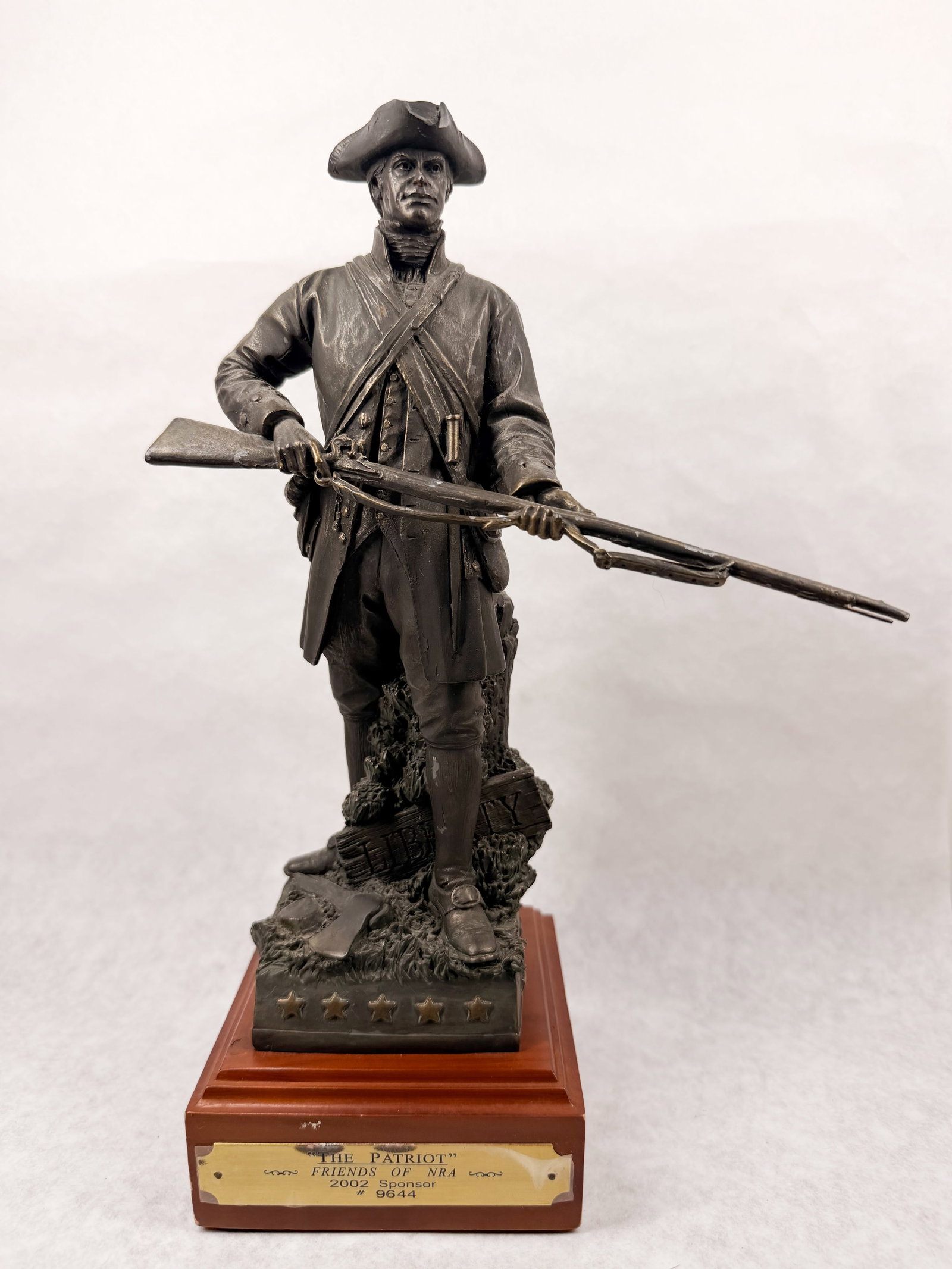 RICK TERRY "THE PATRIOT" SCULPTURE, 2002 (1 of 3)