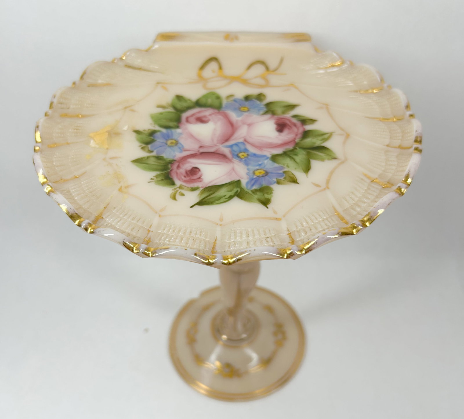 CAMBRIDGE GOLD RIMMED HP NUDE STEM COMPOTE: .