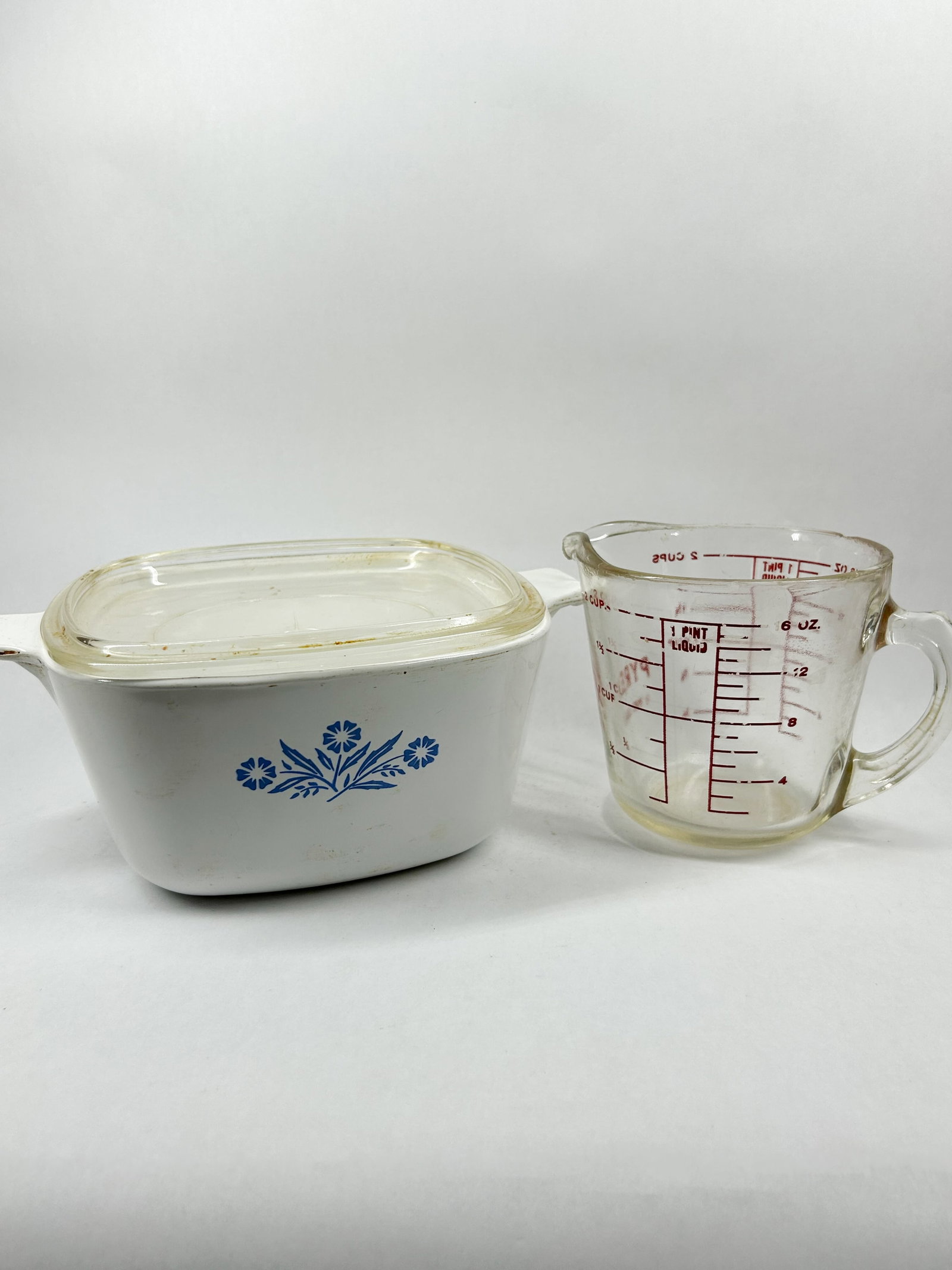 PYREX AND CW FLORAL KITCHENWARE - 2
