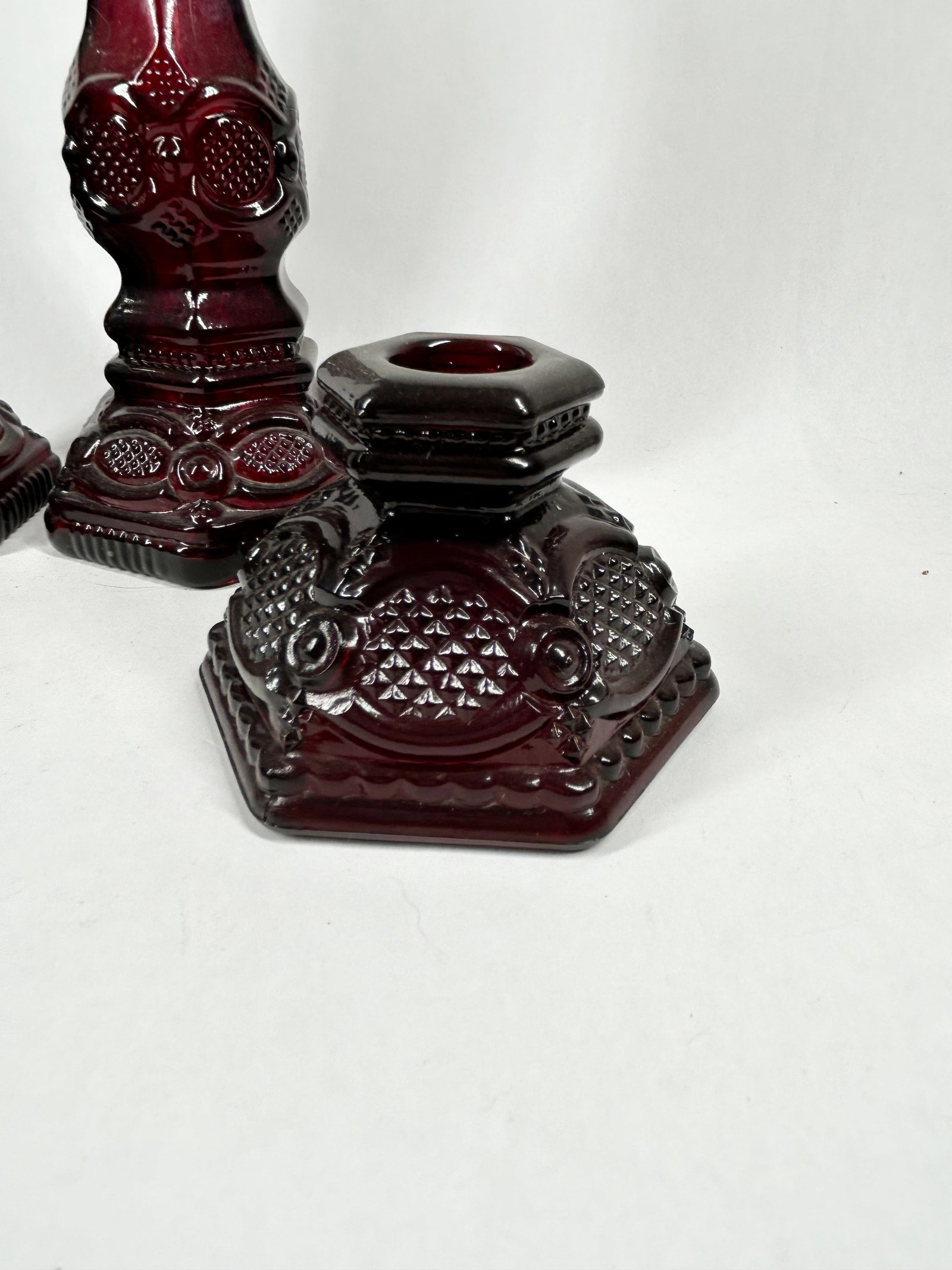 AVON CAPE COD RUBY GLASS, 1970S - 2